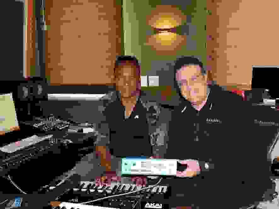 In the studio