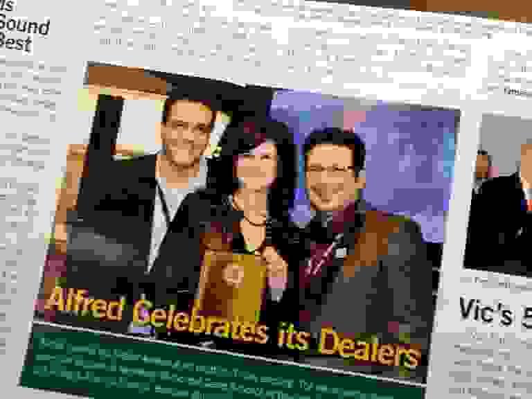 Alfred’s Dealer Awards, with Ron Manus and Gayle Beacock