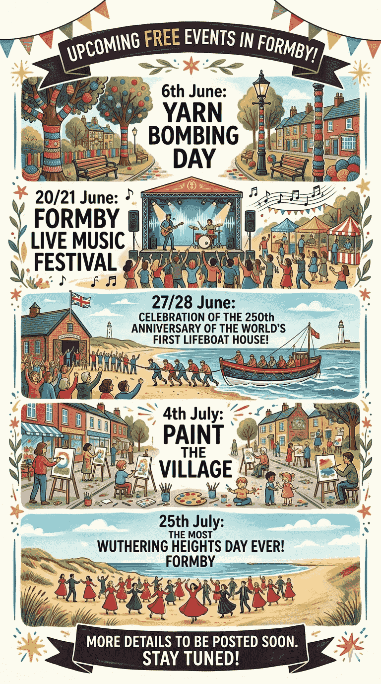 Upcoming free summer events in formby Upcoming free summer events in formby