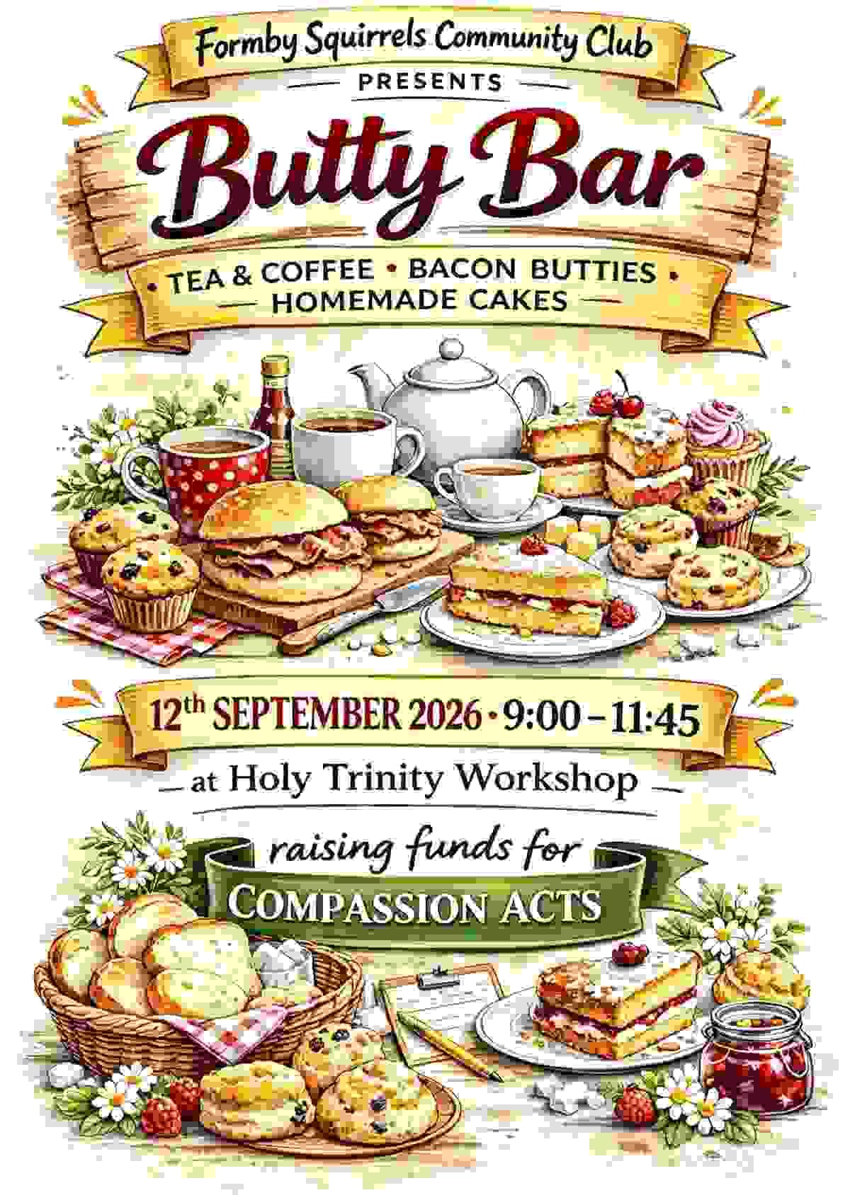 Butty Bar Morning in Formby - Formby Squirrels Community Club Butty Bar Morning in Formby - Formby Squirrels Community Club