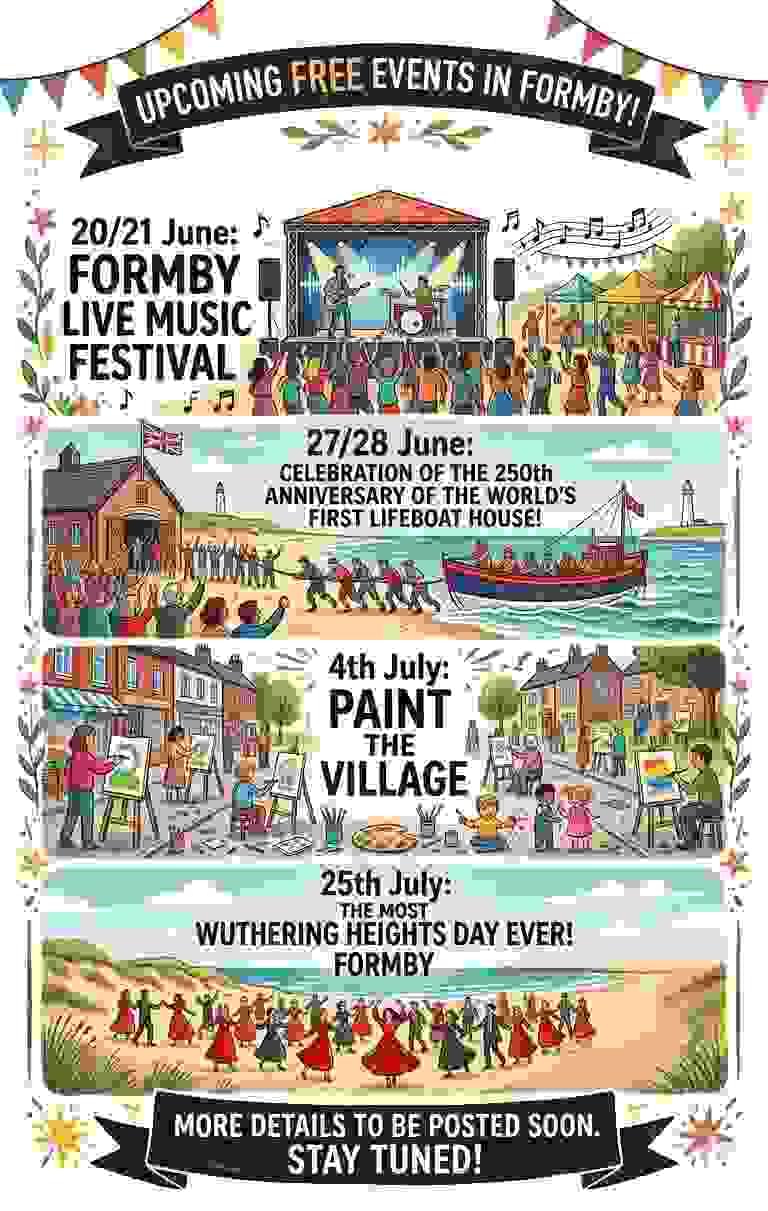 FREE events in Formby - June-July 2026 FREE events in Formby - June-July 2026