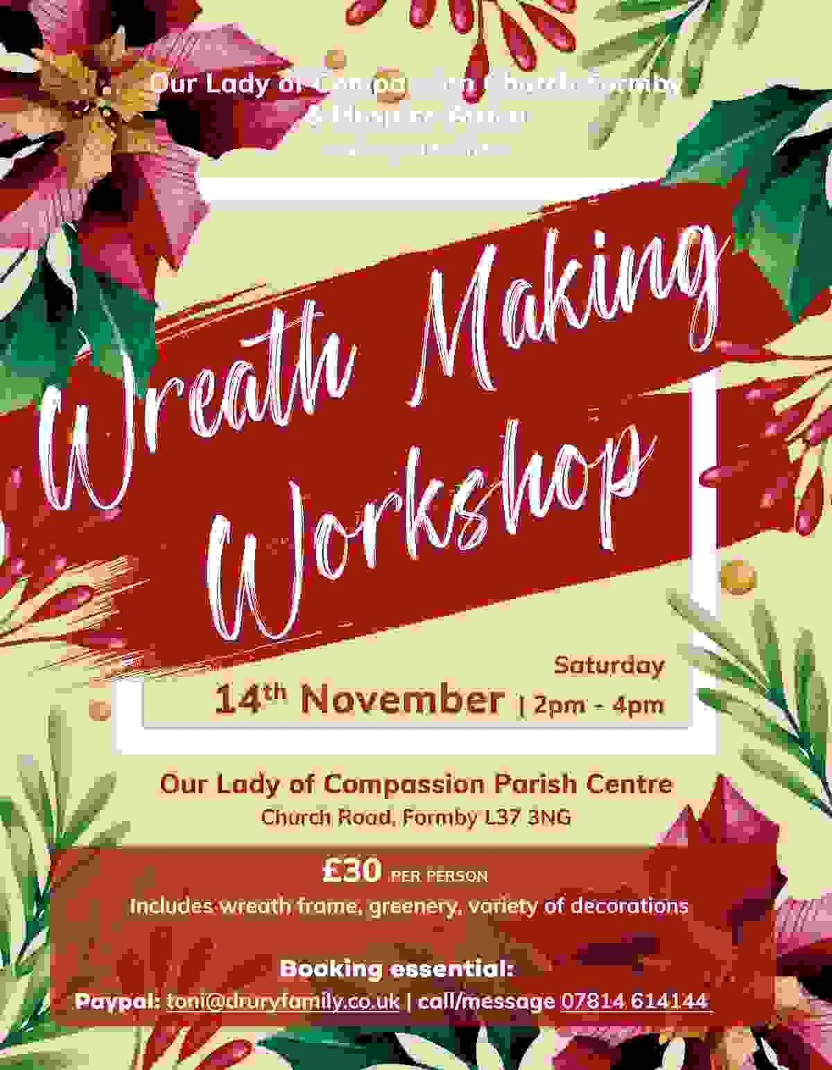 Wreath Making Workshop Formby Wreath Making Workshop Formby