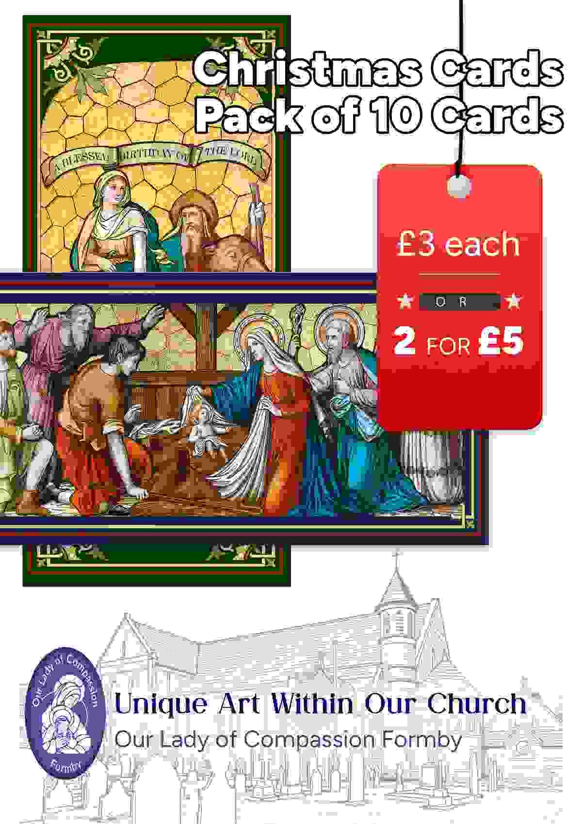 Our Lady of Compassion Formby Christmas Cards Our Lady of Compassion Formby Christmas Cards