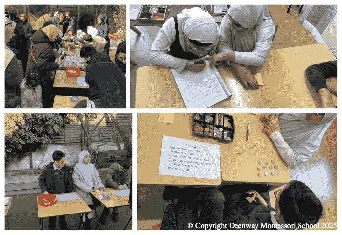 Practice Maths with Money at Deenway Montessori School 