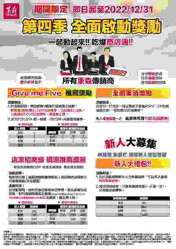 東森ecKare 2022.第四季 全面啟動獎勵活動公告