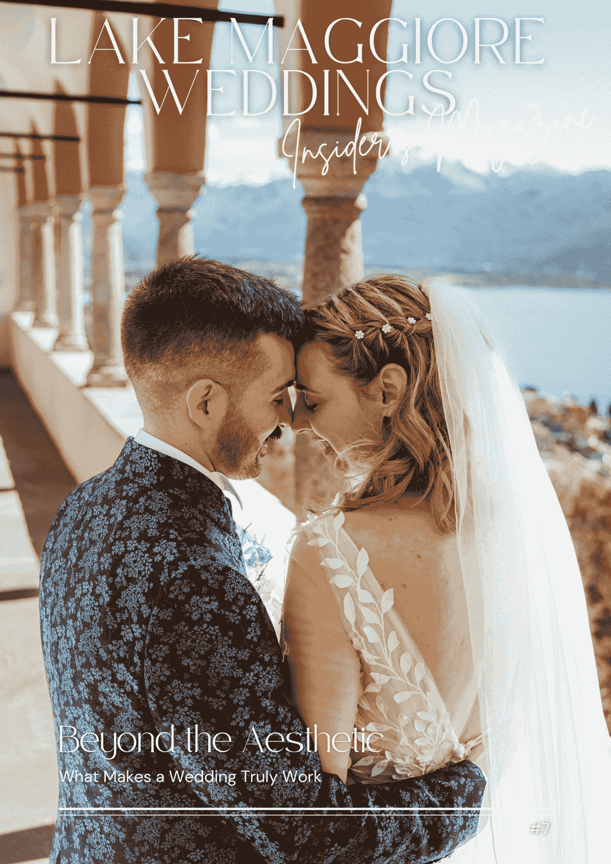 Bride and groom posing after their ceremony at Santuario della Madonna del Sasso with an amazing view of Lake Maggiore Bride and groom posing after their ceremony at Santuario della Madonna del Sasso with an amazing view of Lake Maggiore