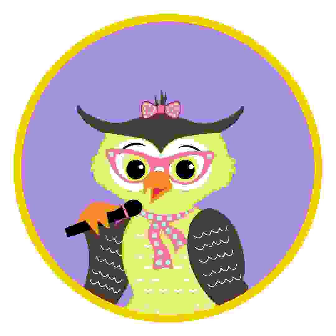 Luna Owl singing a song with her microphone in Harmony Ridge Luna Owl singing a song with her microphone in Harmony Ridge
