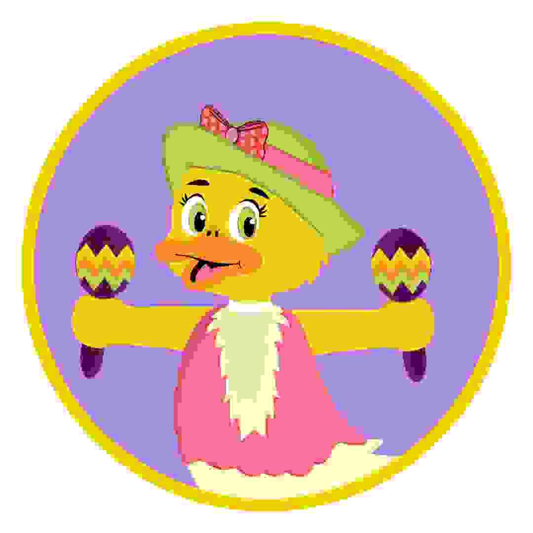 Sadie Duck shaking her maracas in Harmony Ridge Sadie Duck shaking her maracas in Harmony Ridge