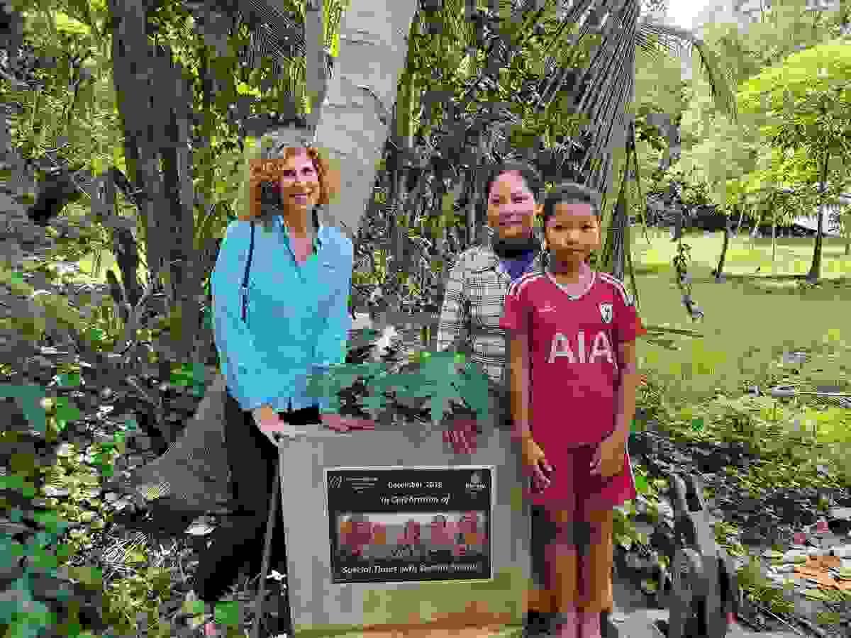 Cambodian Recipients of a FRIENDSHIP Water Well donated through Ramsey Foundation