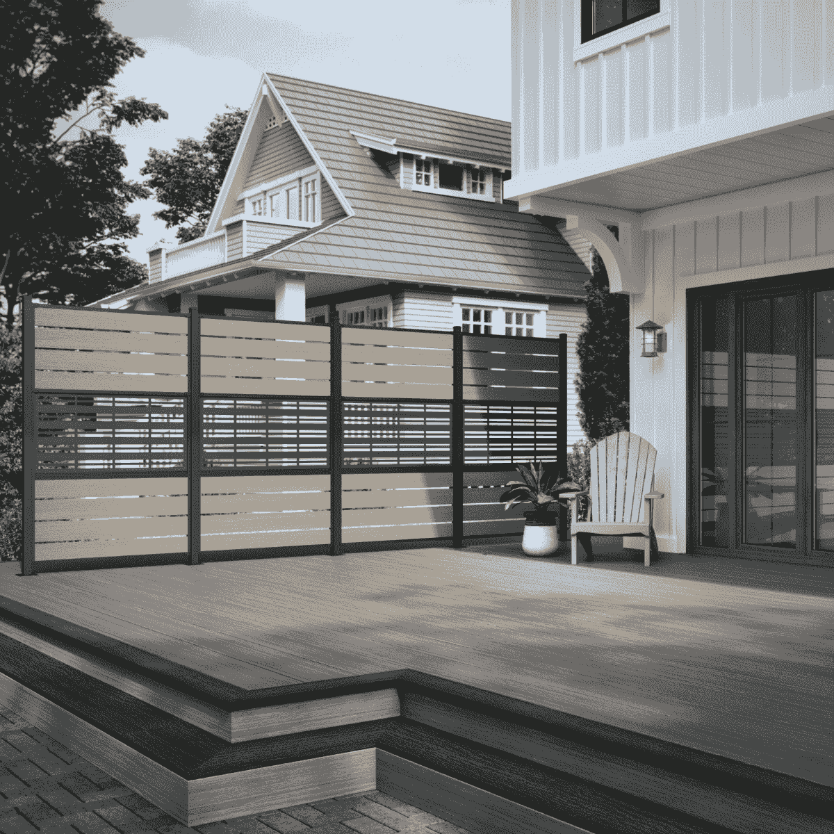recycled cladding used beautifully in modern architecture.