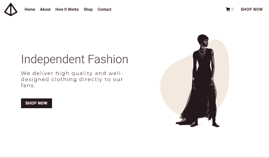 designing a minimalist landing page with effective core message