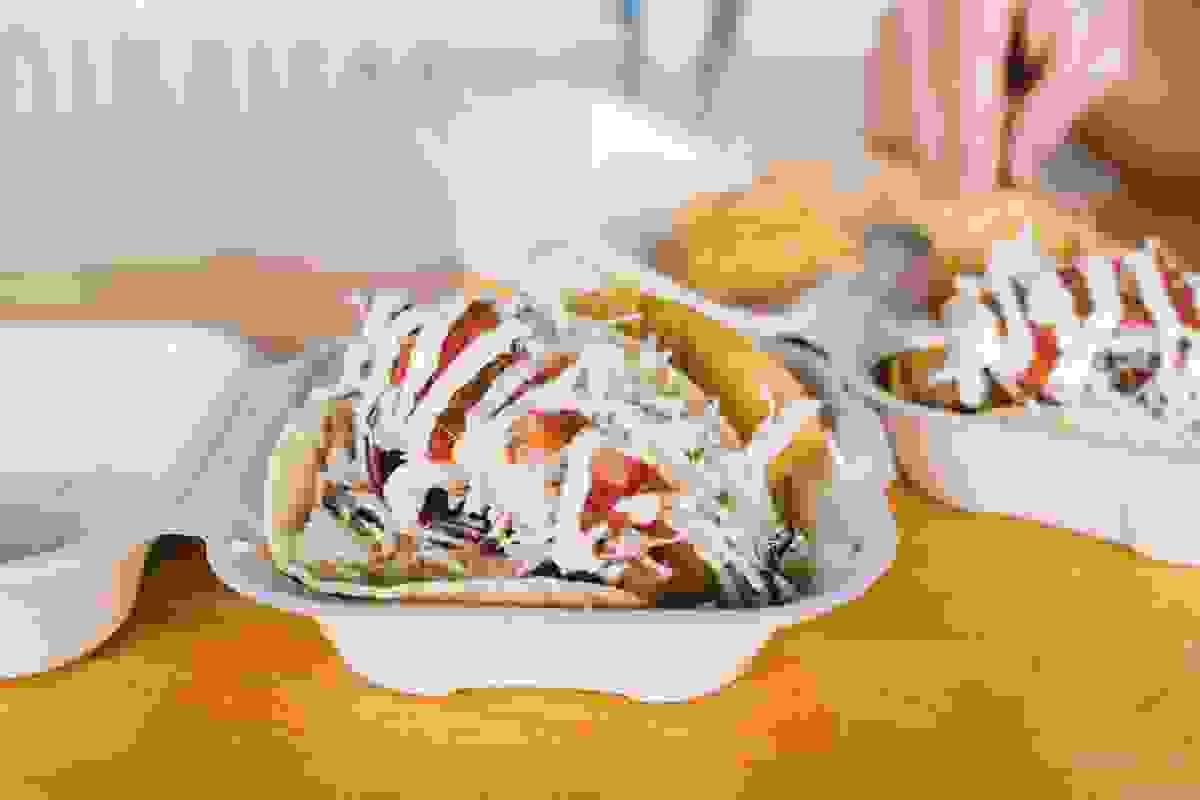 captivating view of carry out container showcasing delicious food