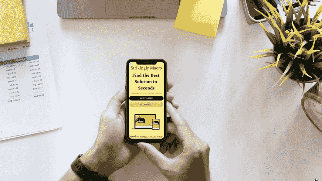 mobile navigation design with clear organized menu structure