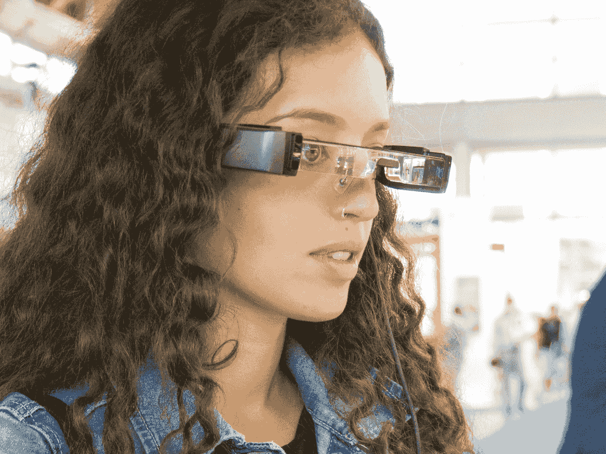 Innovative smart glasses technology enhancing daily life experiences.