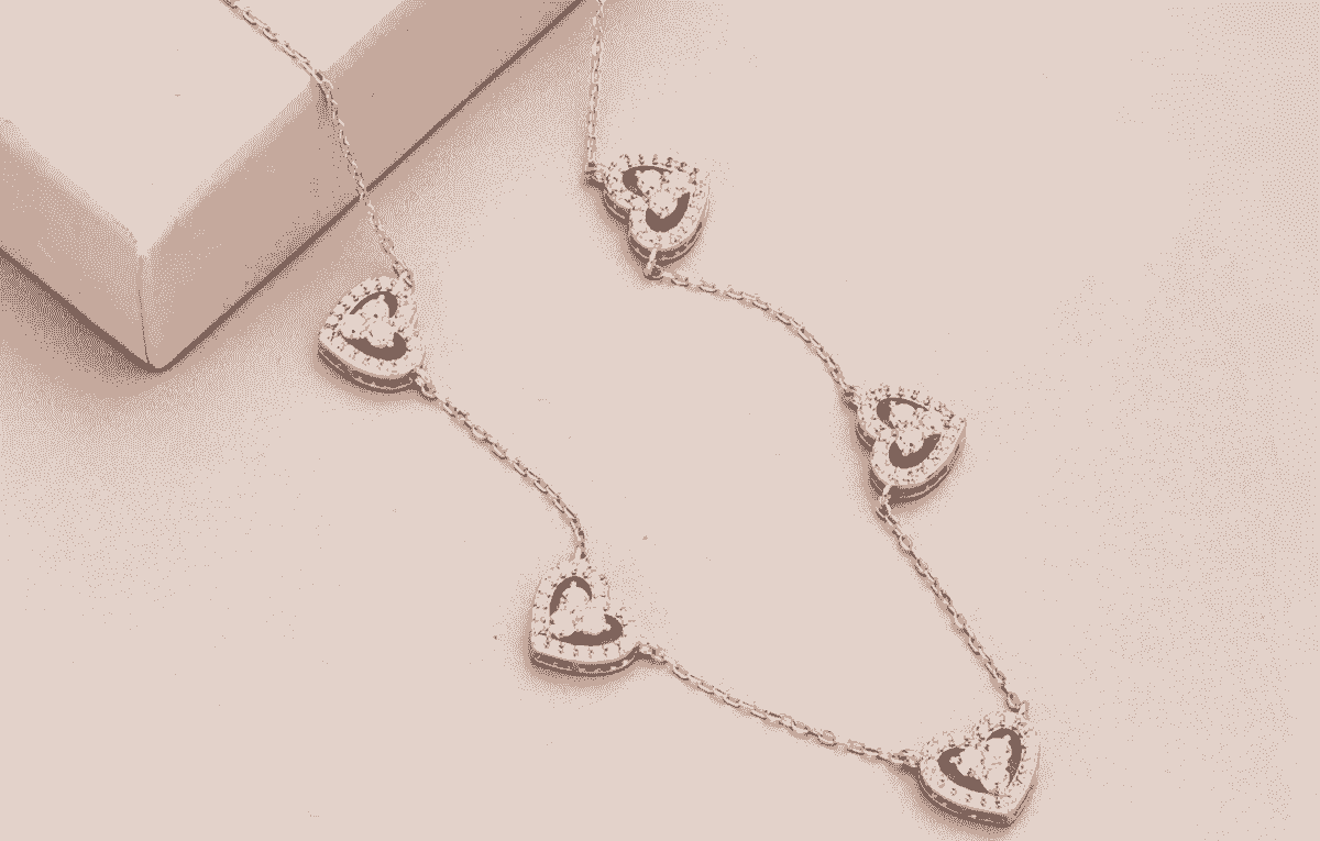 Stunning flutter necklace showcasing exquisite craftsmanship