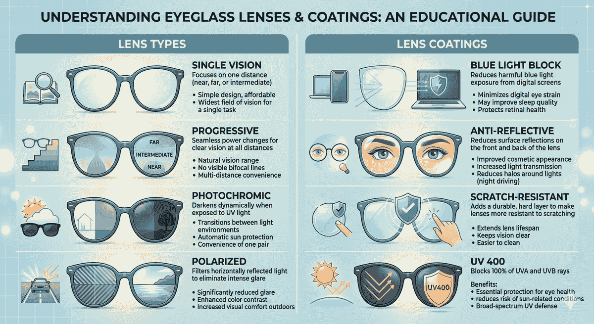 Choosing the Best Glasses Lenses & Coatings | Guide - s...
