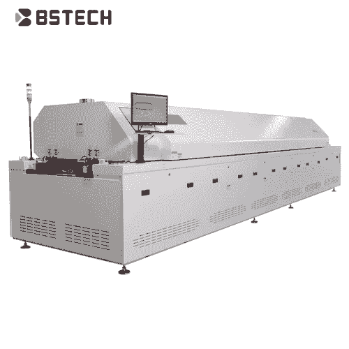 Selective wave soldering process using a machine