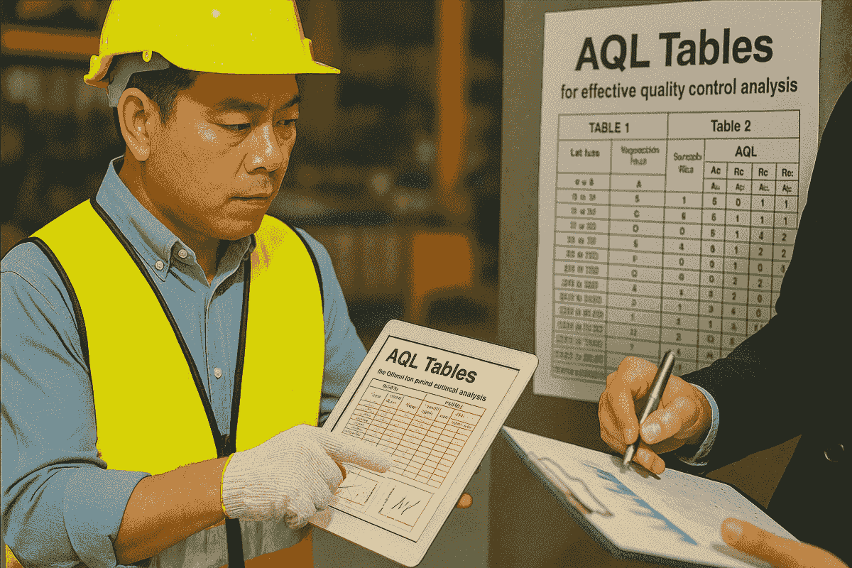 aql sampling tables overview for effective product inspection