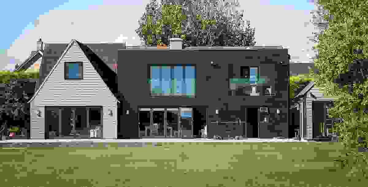 Stunning low maintenance cladding on a modern home exterior.