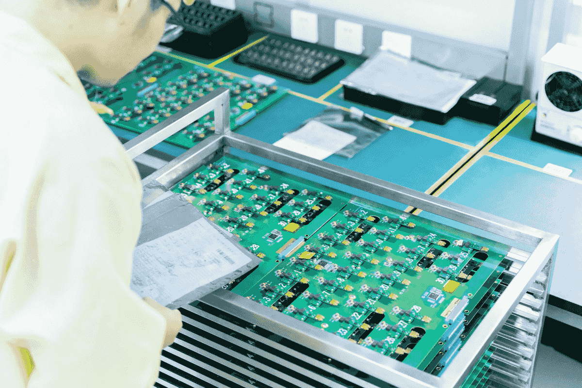PCB Quality Control inspection process overview with technology.