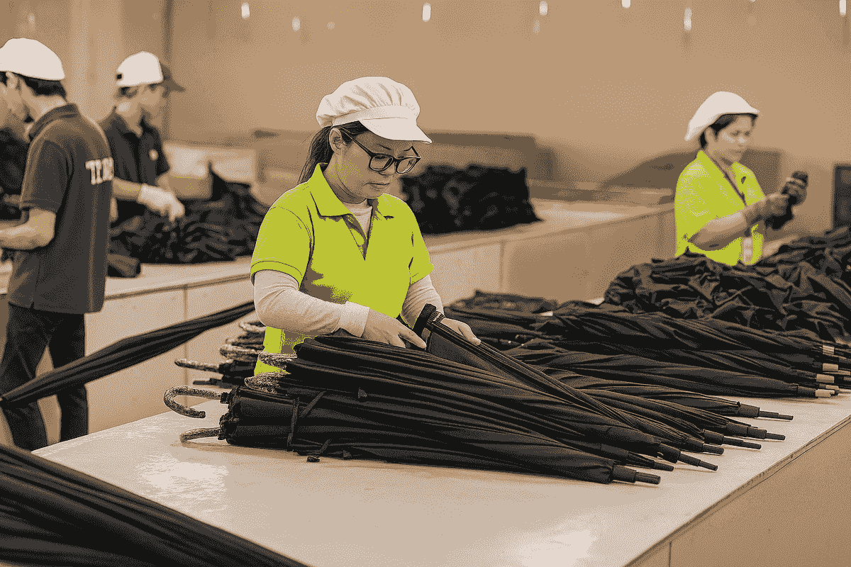 Pre-shipment Inspection team assessing product quality at factory.