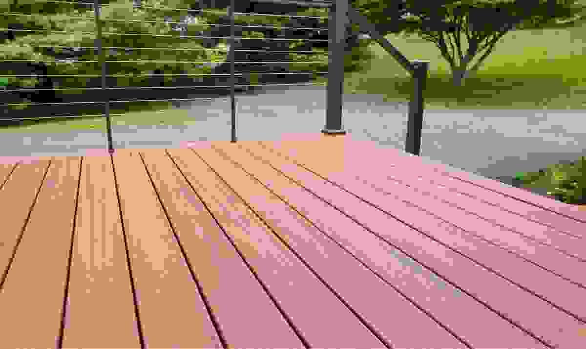 wpc decking showcasing eco-friendly features in an attractive outdoor space