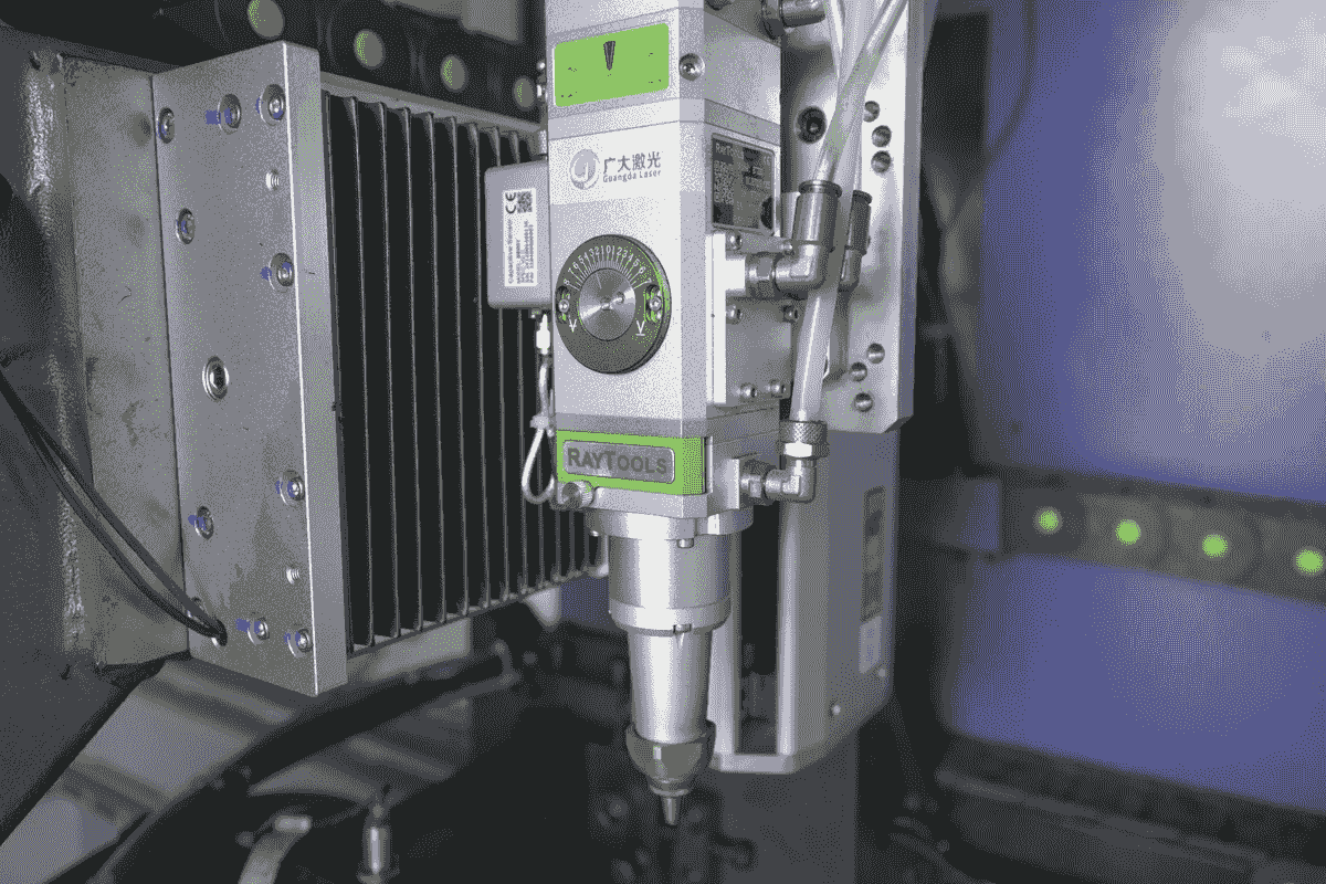 laser pipe cutting machine operating efficiently in modern factory setting
