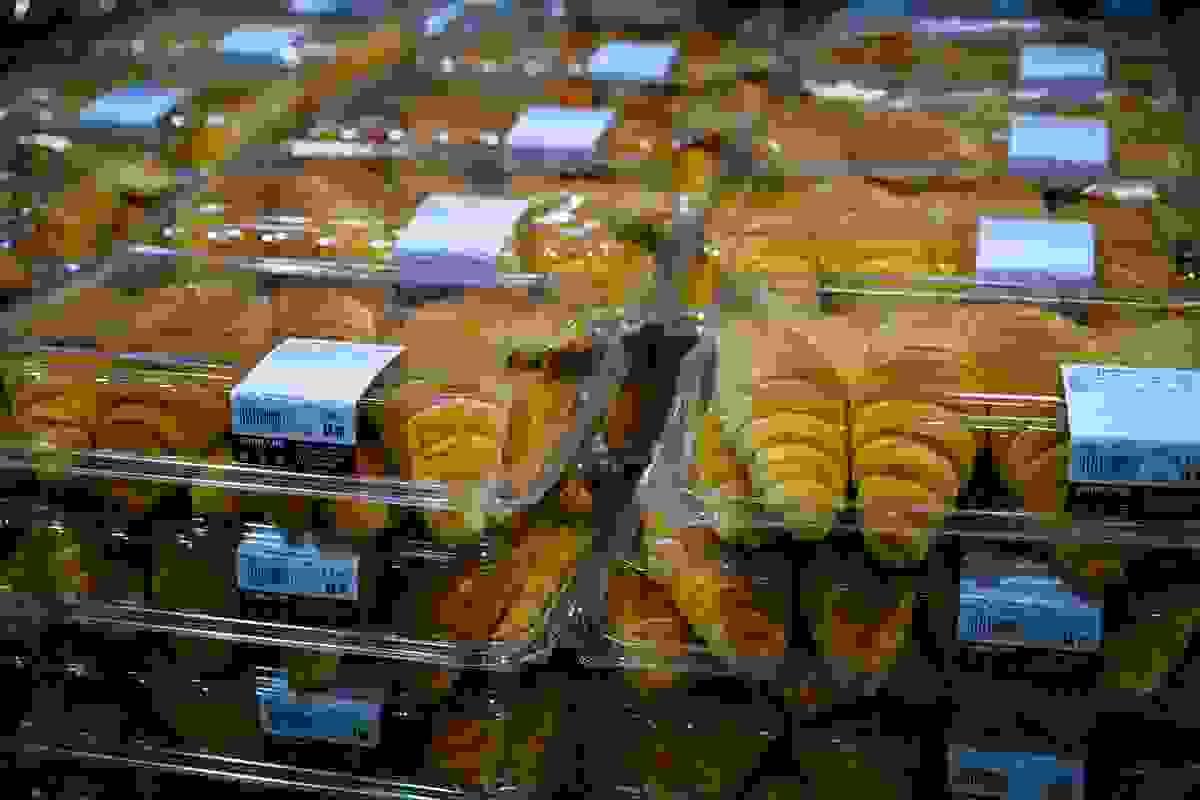 Attractive baked good boxes showcasing delicious pastries.