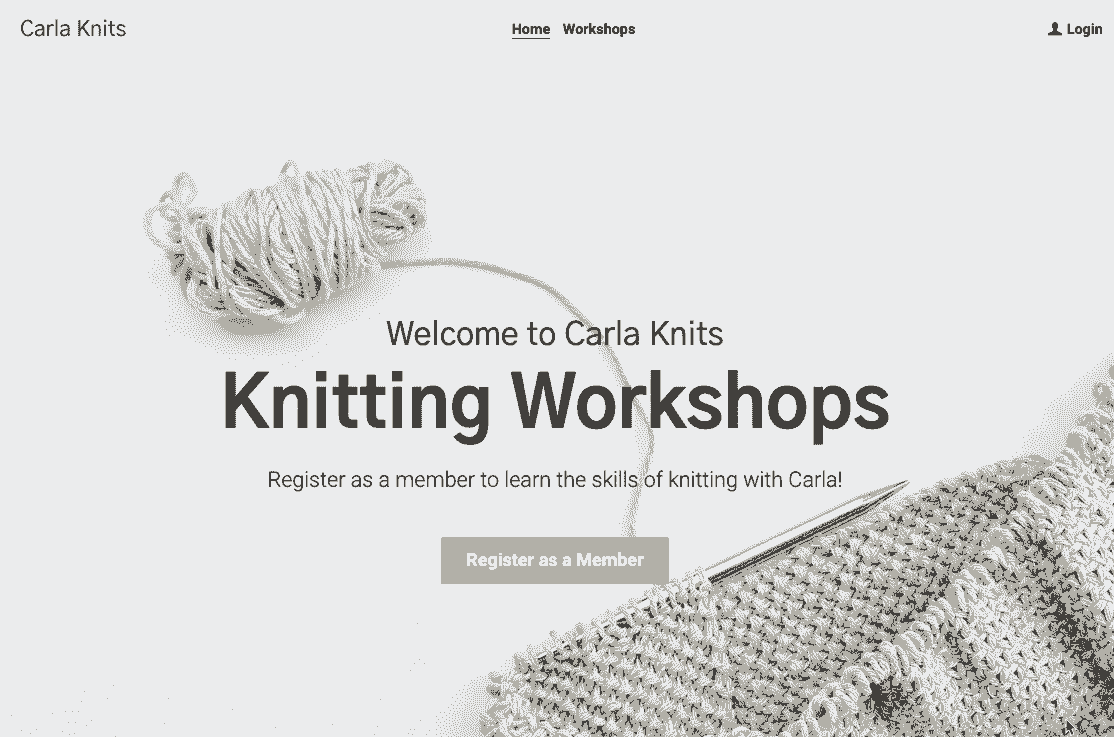 Engaging membership landing page design featuring exclusive benefits.