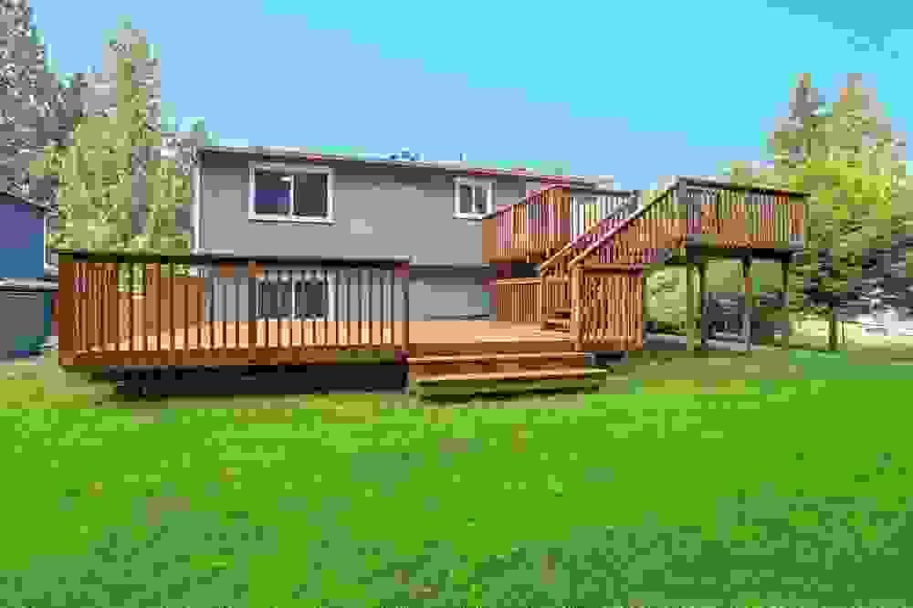 Vibrant display of Composite Decking options