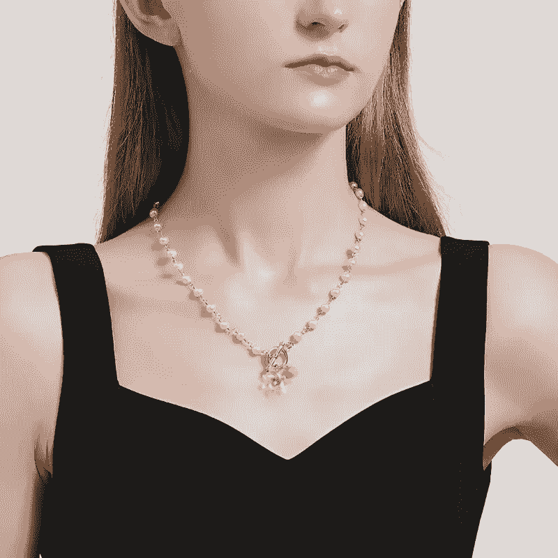 Stunning orange fruit necklace featuring vibrant colors and intricate designs