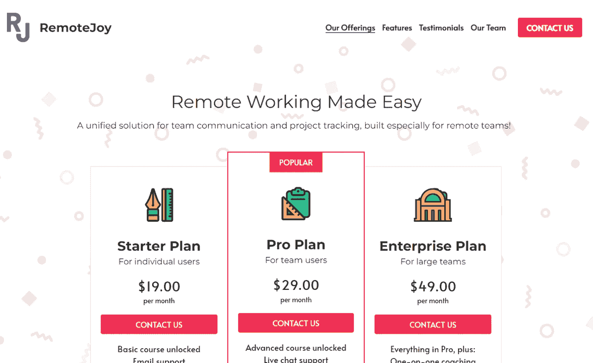 membership landing page design with exclusive offers and testimonials