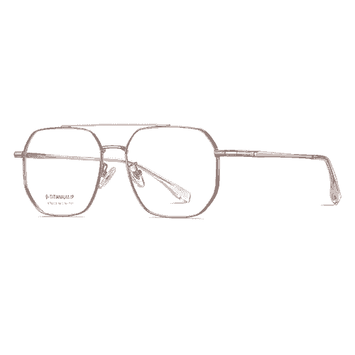 titanium frames showcasing stylish round design