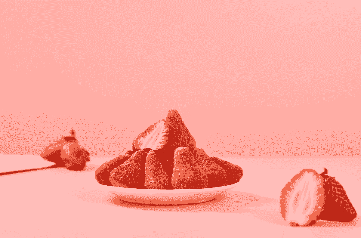 freshly packaged freeze dried strawberry options