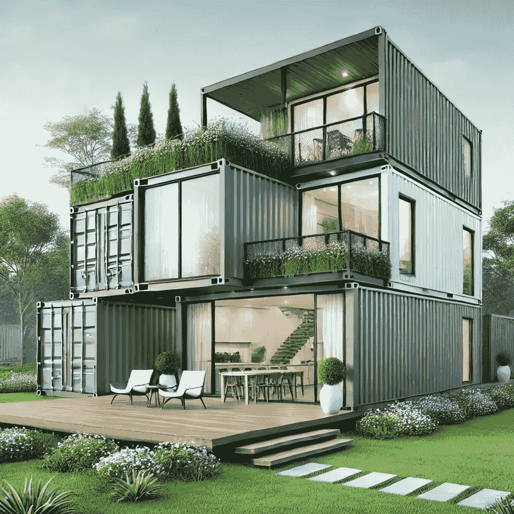 Unique bnb investment opportunities in stylish container homes.