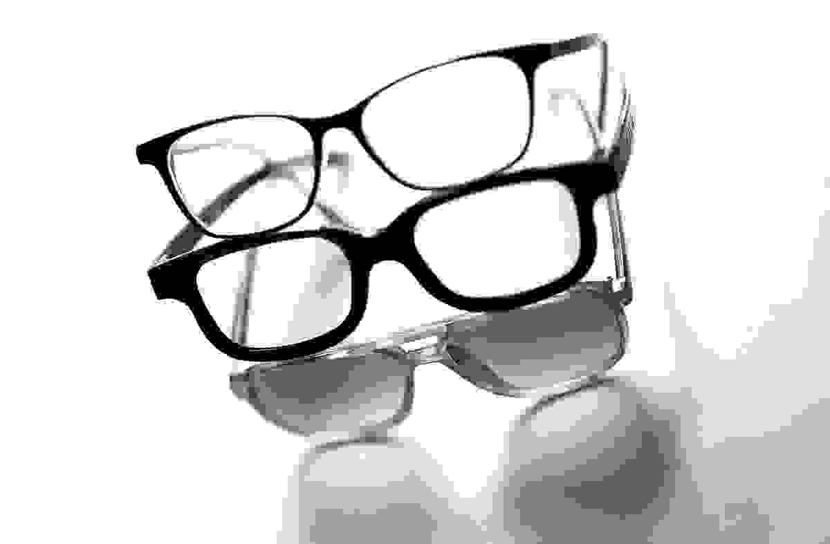 Trendy collection of thick rimmed glasses showcasing various styles.