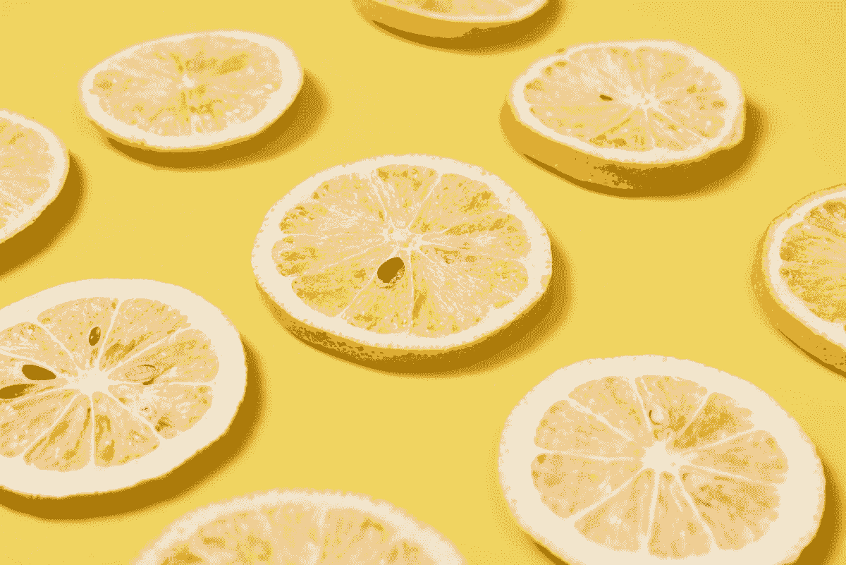 Delicious freeze dried lemon slices ready for snacking
