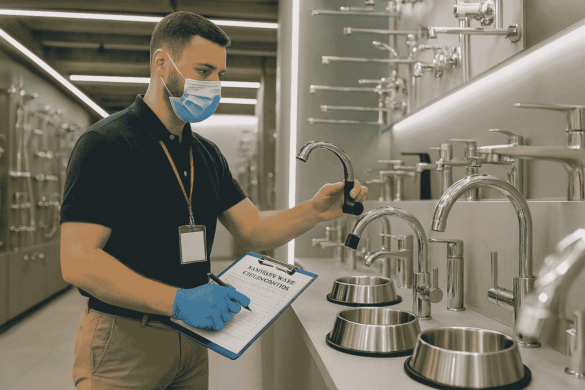 Sanitary Ware Quality Control through effective product inspections