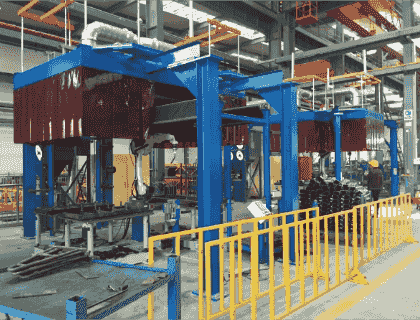 industrial fume extractor used near welding station