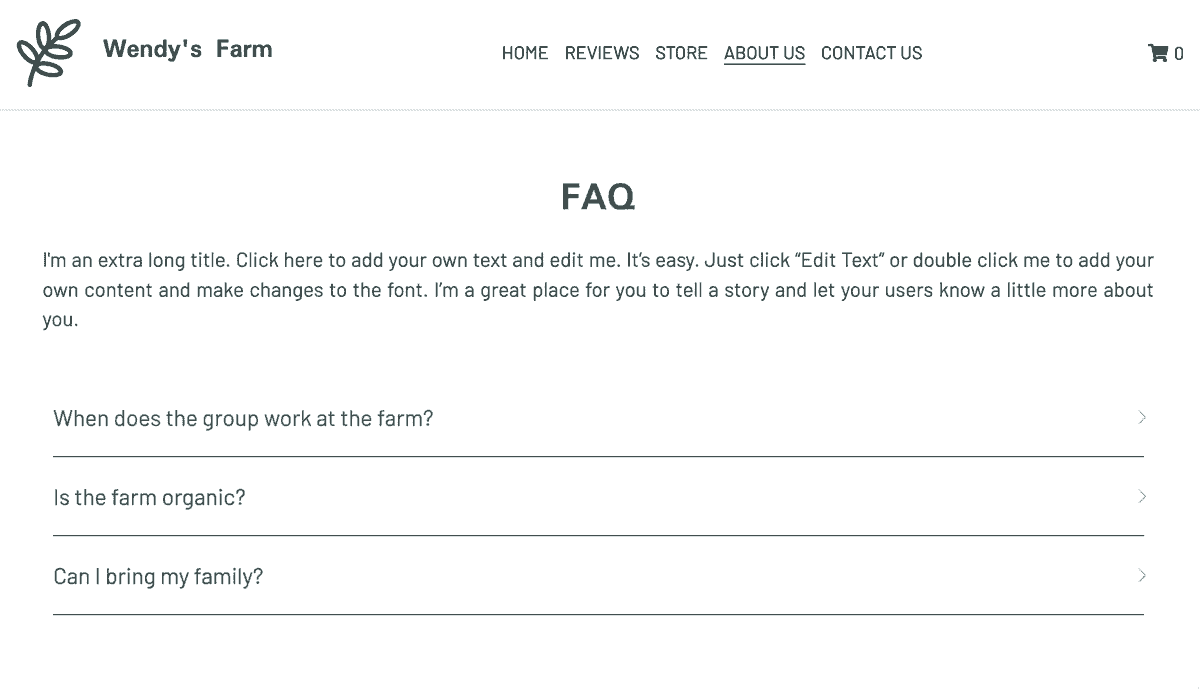 Creating an FAQ support page with organized categories and video walkthroughs