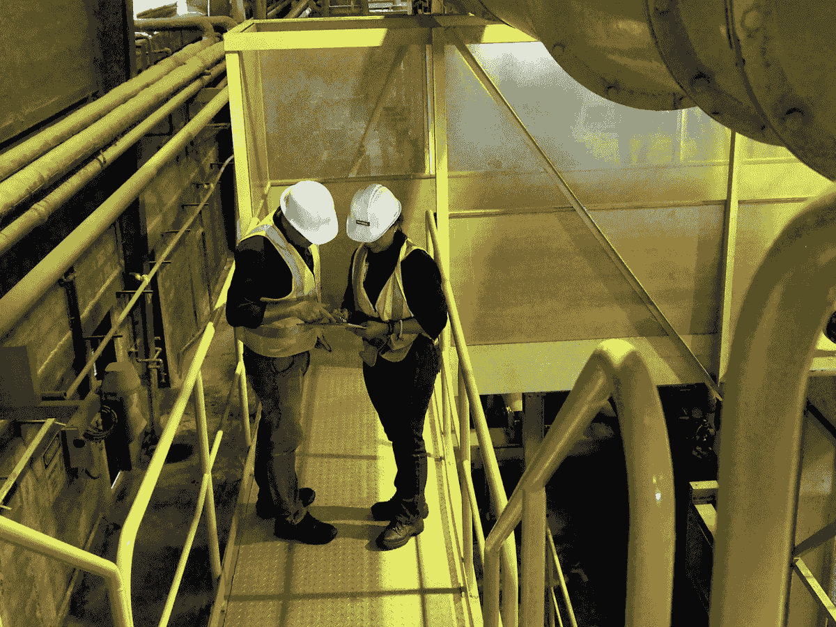 quality control construction practices being implemented by workers