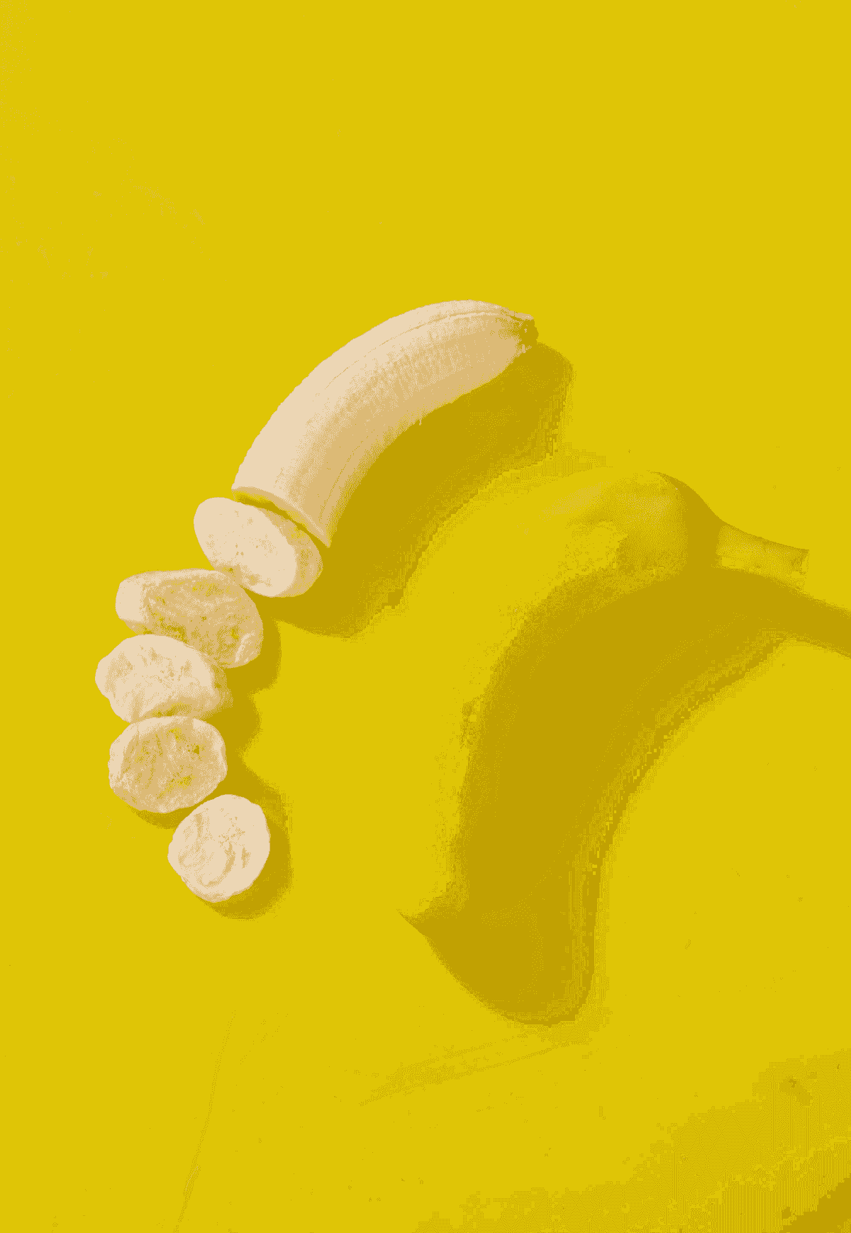 Delicious snacks made from freeze dried banana.
