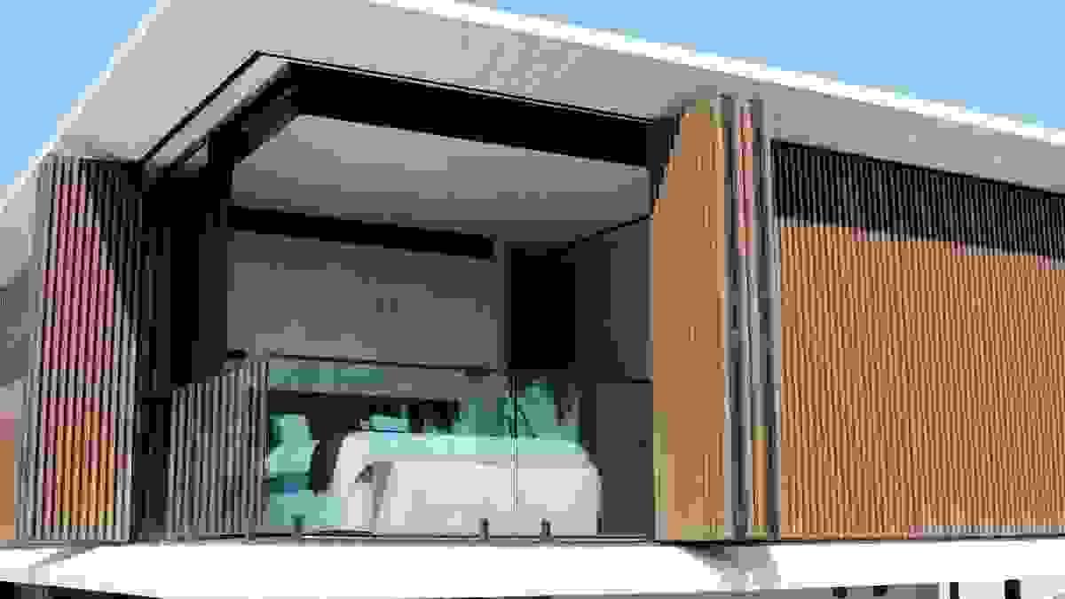 Stylish modern home showcasing innovative external cladding panels