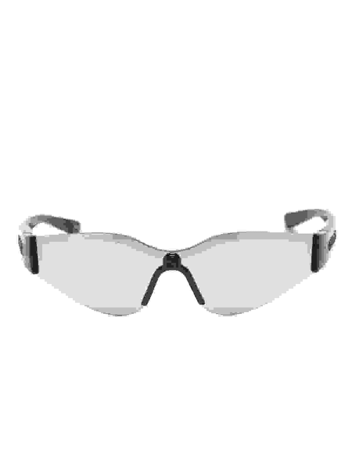 young athlete in baseball youth sunglasses ready to catch