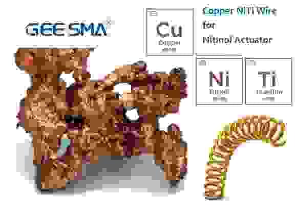 nitinol wire showcasing its lightweight yet strong properties