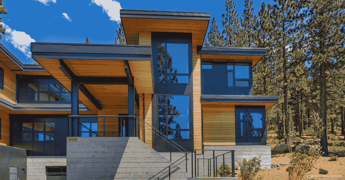 Fire Retardant Wood Decking and Siding enhances home safety.