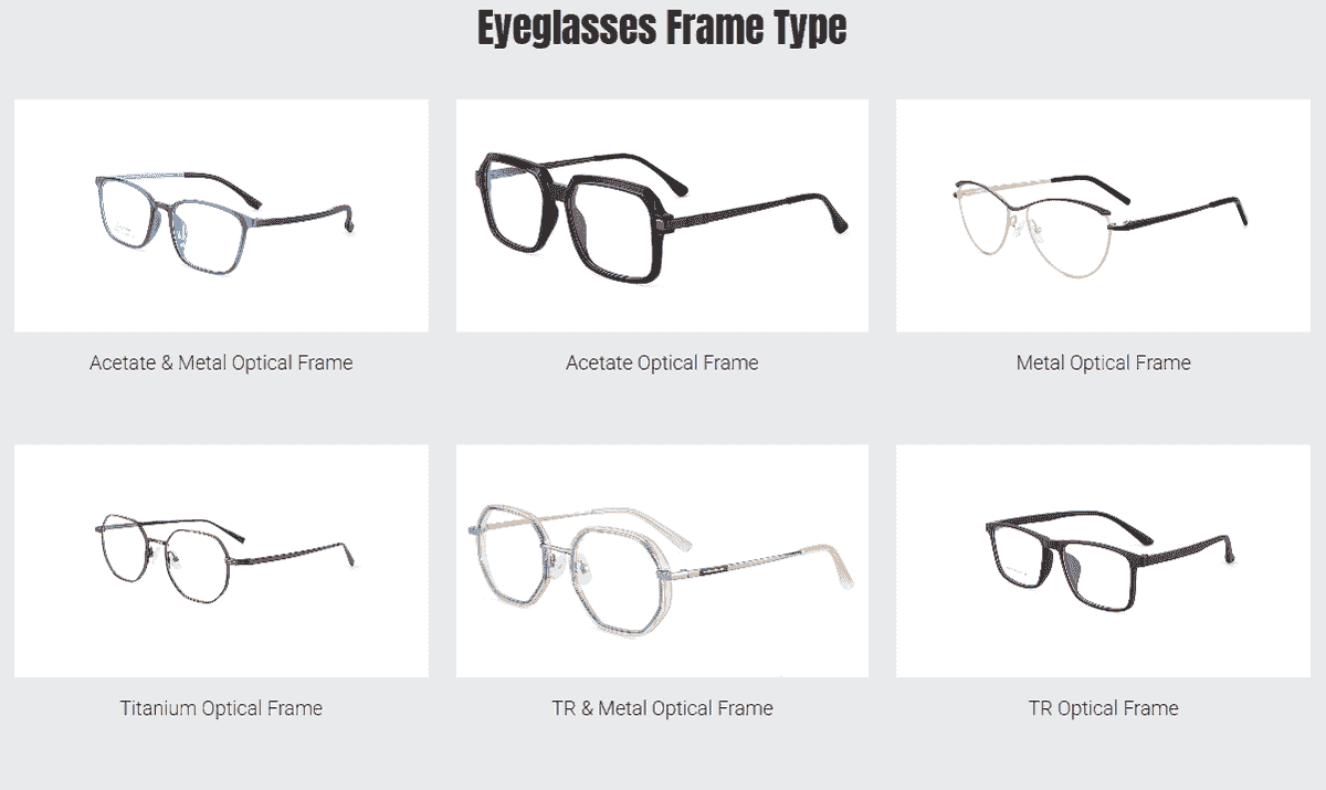 Stylish eyeglasses made from tr90 material.