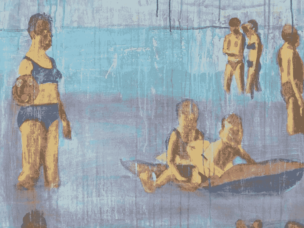figural painting, early works, márton dés