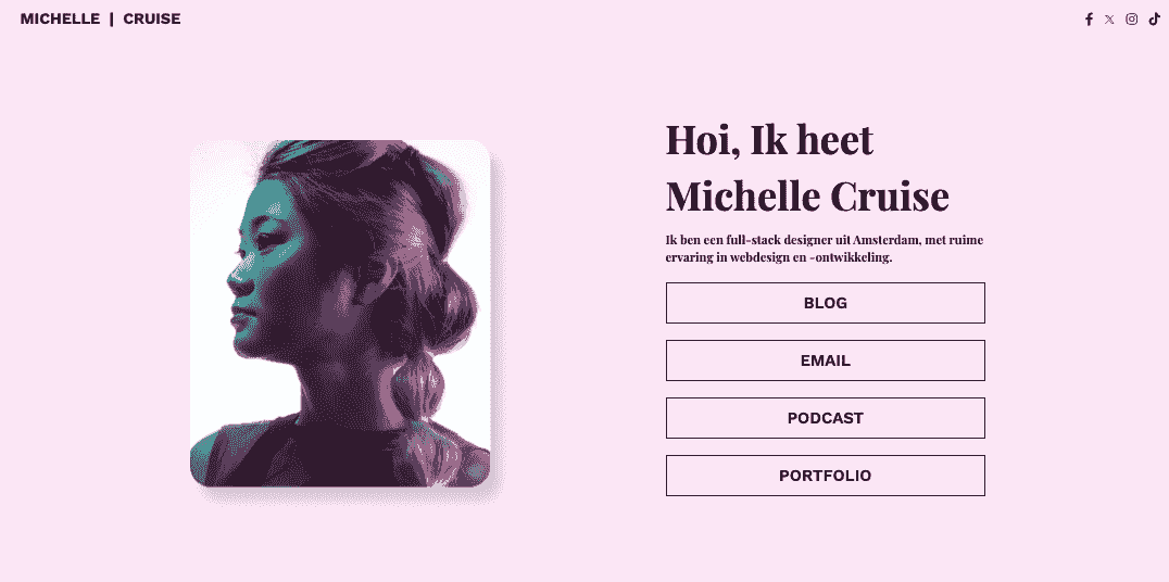 Michelle Cruise-blogsjabloon van opvallend