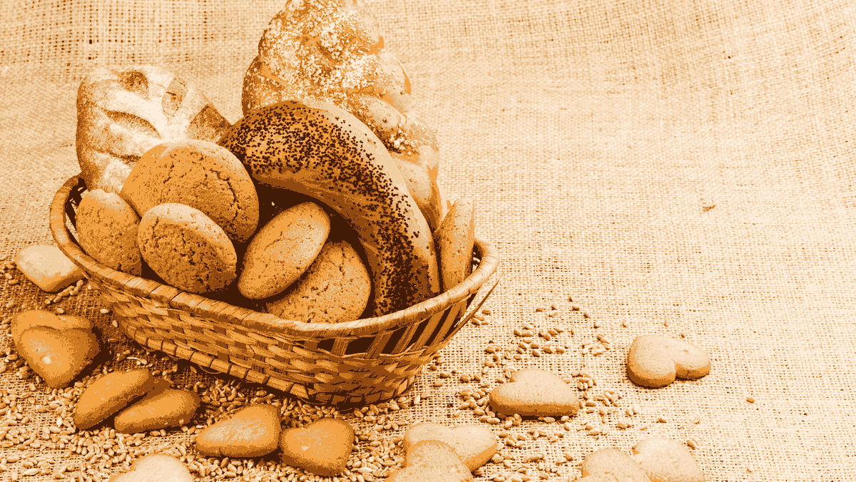 Produtos de panificação como imagens de produtos
